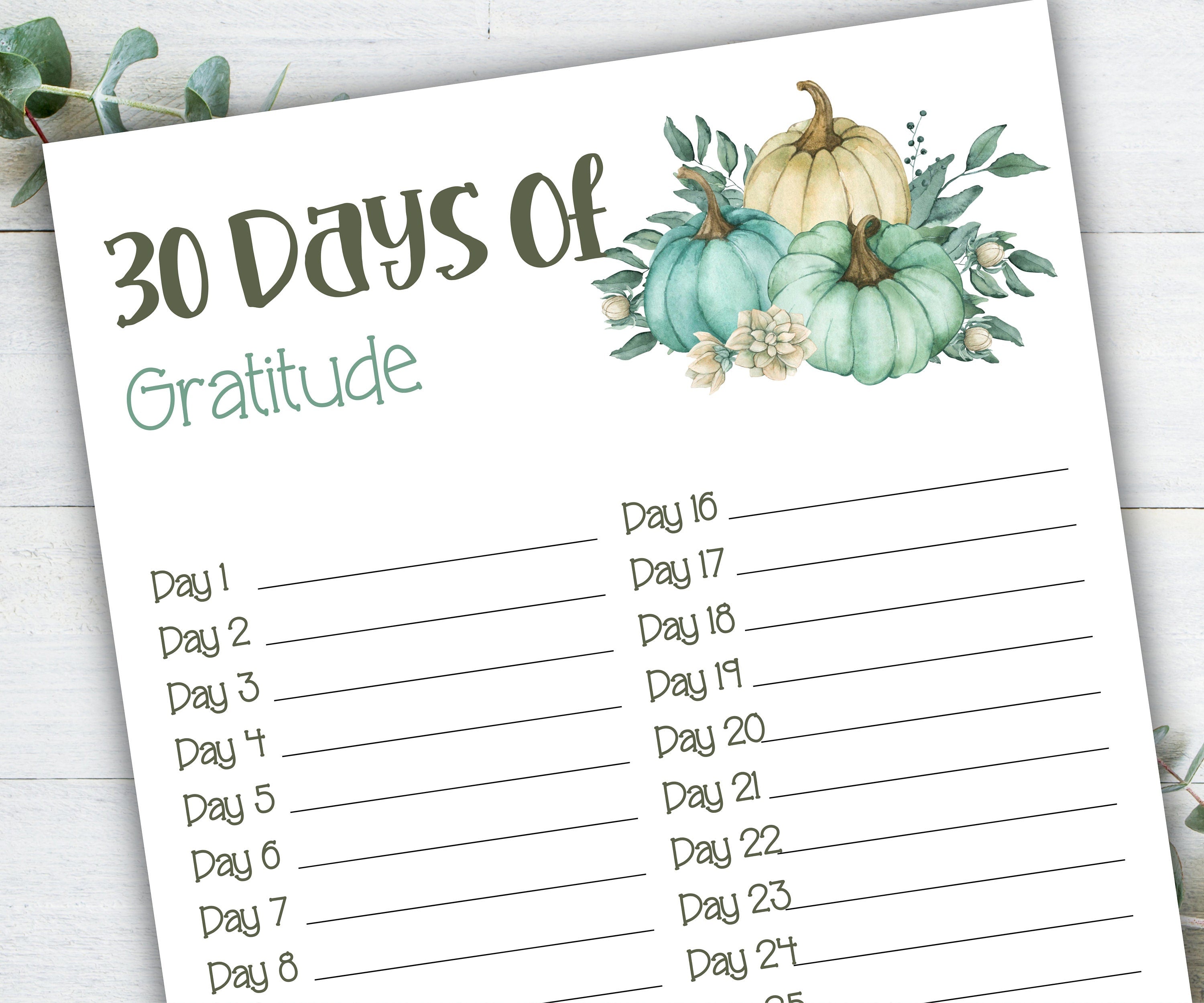 30 days of gratitude game I Thanksgiving Gratitude game I Gratitude Sheet I Gratitude Card I Kids Thanksgiving I Gratitude Journal-Thanksgiving -TheHustlingCatLady-Party Games