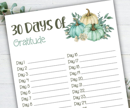 30 days of gratitude game I Thanksgiving Gratitude game I Gratitude Sheet I Gratitude Card I Kids Thanksgiving I Gratitude Journal-Thanksgiving -TheHustlingCatLady-Party Games