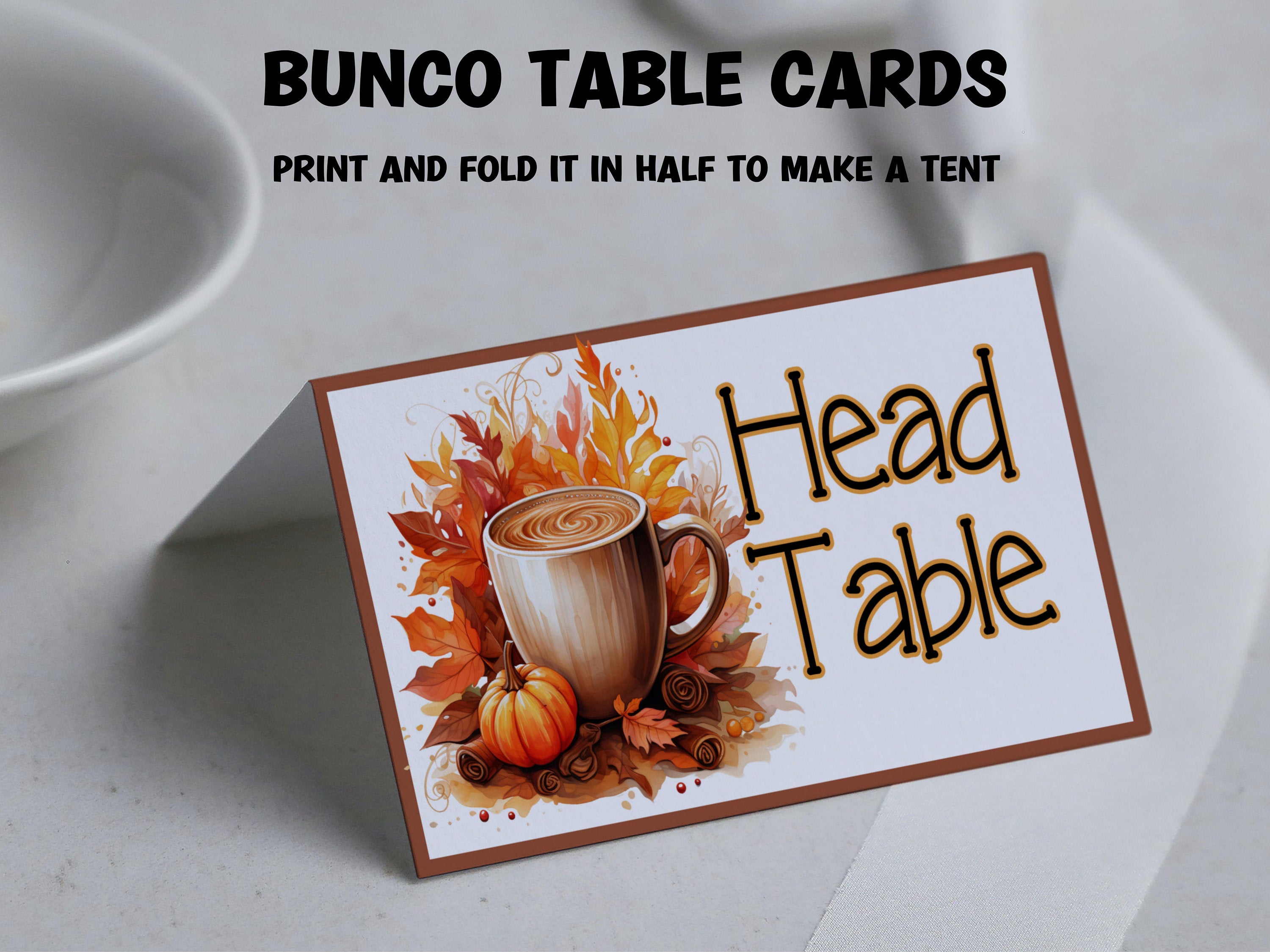 Bunco Score Cards I Thanksgiving Printable Bunco cards I Bunco Score sheet I Bunco Tally Sheet I Fall Bunco Card I November Bunco I TH01-Thanksgiving -TheHustlingCatLady-Party Games