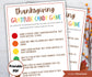 Thanksgiving gratitude game I Gratitude Sheet I Gratitude Card I Gratitude Activity I Kids Thanksgiving I Gratitude Journal I Give thanks-Thanksgiving -TheHustlingCatLady-Party Games