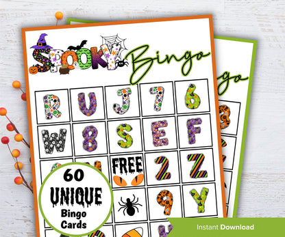 Mix and mingle halloween bingo cards, bingo party games , activities for kids and teens, pre school activity for kids, classroom bingo,-Halloween Printables -TheHustlingCatLady-Party Games