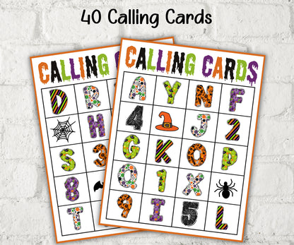 Mix and mingle halloween bingo cards, bingo party games , activities for kids and teens, pre school activity for kids, classroom bingo,-Halloween Printables -TheHustlingCatLady-Party Games