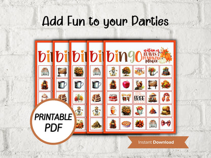 Printable Mix and mingle thanksgiving bingo, Thanksgiving dinner game, Bingo for adults, fall autumn bingo, icebreaker activities, teens-Thanksgiving -TheHustlingCatLady-Party Games