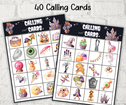 Halloween bingo cards, Mix and Mingle bingo party games , activities for kids teens, pre school activity for kids, teacher classroom bingo-Halloween Printables -TheHustlingCatLady-Party Games