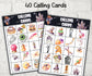 Halloween Bingo | Fun Halloween Games | Halloween Games Printable | Kids Halloween Party Games | Halloween Activity | 2 cards Per Page-Halloween Printables -TheHustlingCatLady-Party Games