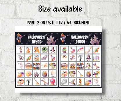 Halloween bingo cards, Mix and Mingle bingo party games , activities for kids teens, pre school activity for kids, teacher classroom bingo-Halloween Printables -TheHustlingCatLady-Party Games