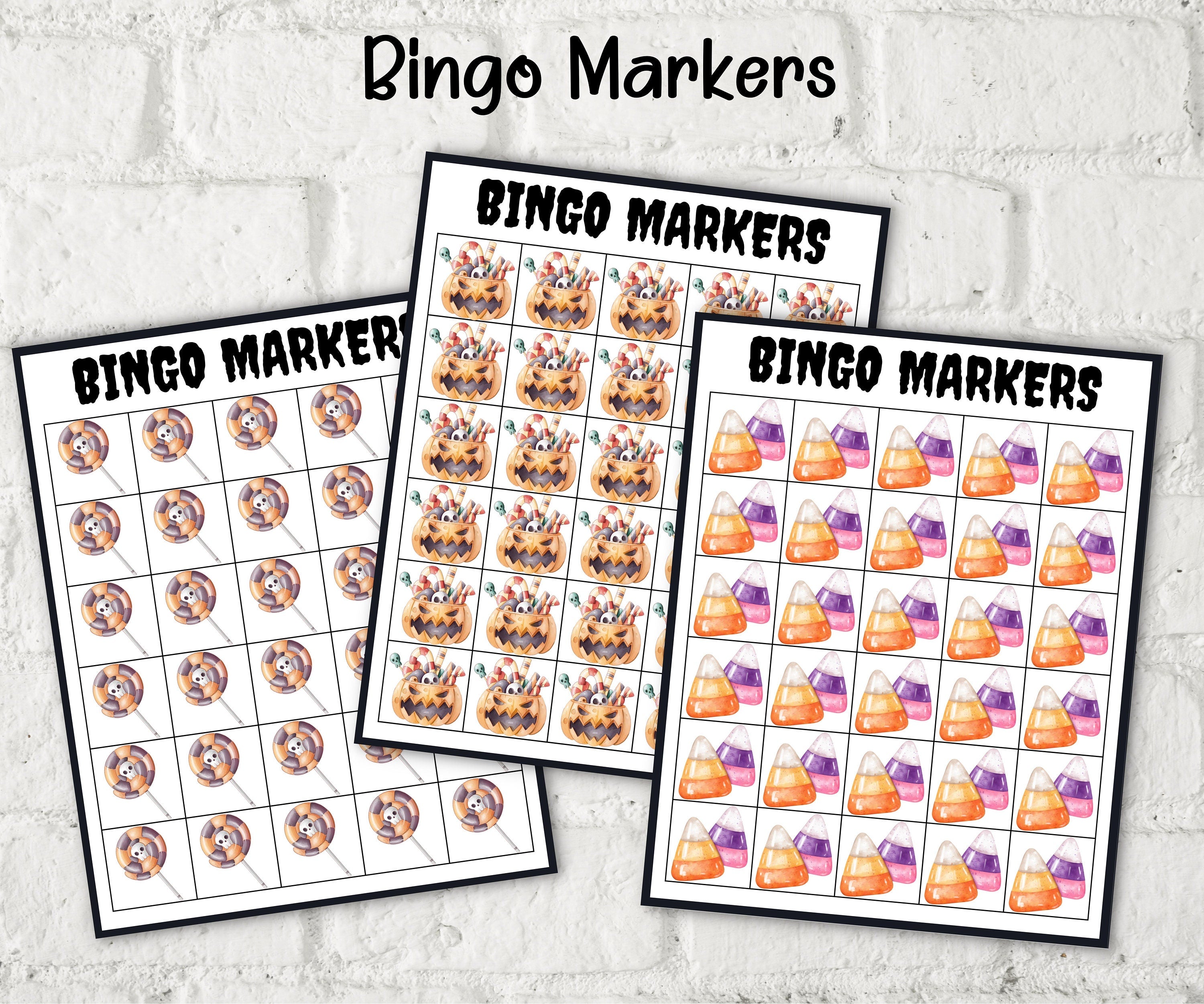 Halloween Bingo | Fun Halloween Games | Halloween Games Printable | Kids Halloween Party Games | Halloween Activity | 2 cards Per Page-Halloween Printables -TheHustlingCatLady-Party Games