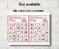 Pink Christmas Bingo, Family Holiday Eve Bingo, Fun christmas games, Coworker Office Xmas, Printable Bingo card, Christmas Activity for kids-Christmas -TheHustlingCatLady-Party Games