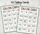 Printable Games | Family Games | Christmas Printable | Christmas Party Game | Bingo Games | Christmas Carol Music Pop Music Evening Bingo-Christmas -TheHustlingCatLady-Party Games