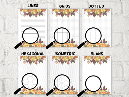 Fall autumn printable stationery set, letter writing paper, aesthetic watercolor stationary, lined and blank journal pages, realtor thanks-Thanksgiving -TheHustlingCatLady-Stationery Sets