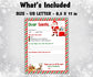 Christmas Kids Santa Letter I Handwritten wish list I Printable Letter To Santa | North pole letter template I easy to print letter I list-Christmas -TheHustlingCatLady-Stickers, Labels & Tags