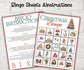 Retro Vintage Christmas Bingo, , Fun christmas activity for kids, Coworker Office Xmas game, Printable Bingo card, Family Holiday Eve Bingo-Christmas -TheHustlingCatLady-Party Games