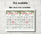 Printable Games | Family Games | Christmas Printable | Christmas Party Game | Bingo Games | Christmas Carol Music Pop Music Evening Bingo-Christmas -TheHustlingCatLady-Party Games