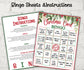 Printable Games | Family Games | Christmas Printable | Christmas Party Game | Bingo Games | Christmas Carol Music Pop Music Evening Bingo-Christmas -TheHustlingCatLady-Party Games