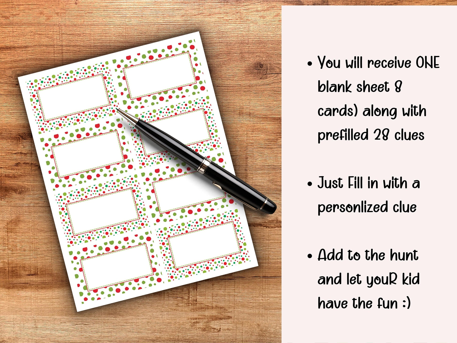 Outdoor Christmas Scavenger Hunt | Christmas Gift Tags | Games And Puzzles | Candy Cane Treasure Hunt | Christmas Treasure I Santa Treasure-Christmas -TheHustlingCatLady-Party Games