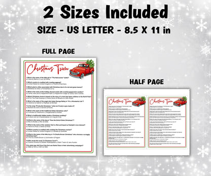 Office Trivia Printable I Fun Christmas Trivia Game | Christmas Trivia | Christmas Printable Game | Christmas Games For Kids | Family Games-Christmas -TheHustlingCatLady-Party Games