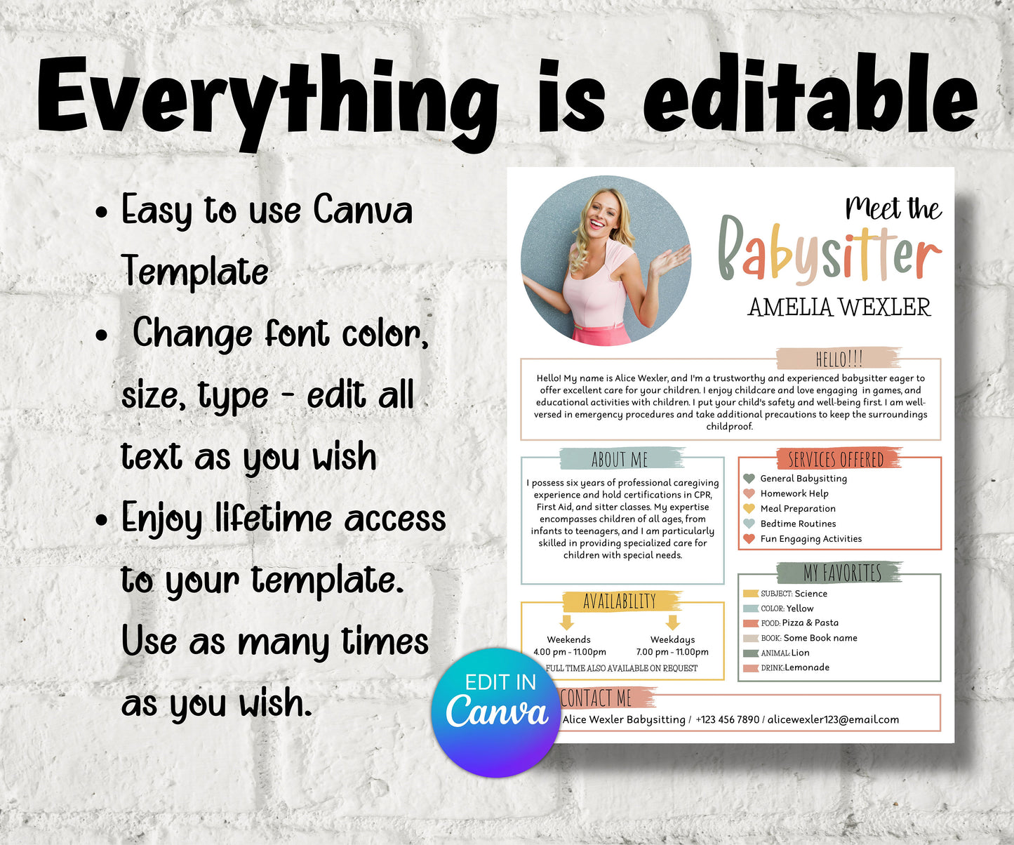 editable-babysitter-flyer-childcare-services-community-caretaker-printable-flyer-babysitter-flyer-small-business-template-canva-flyer-the-hustling-cat-lady