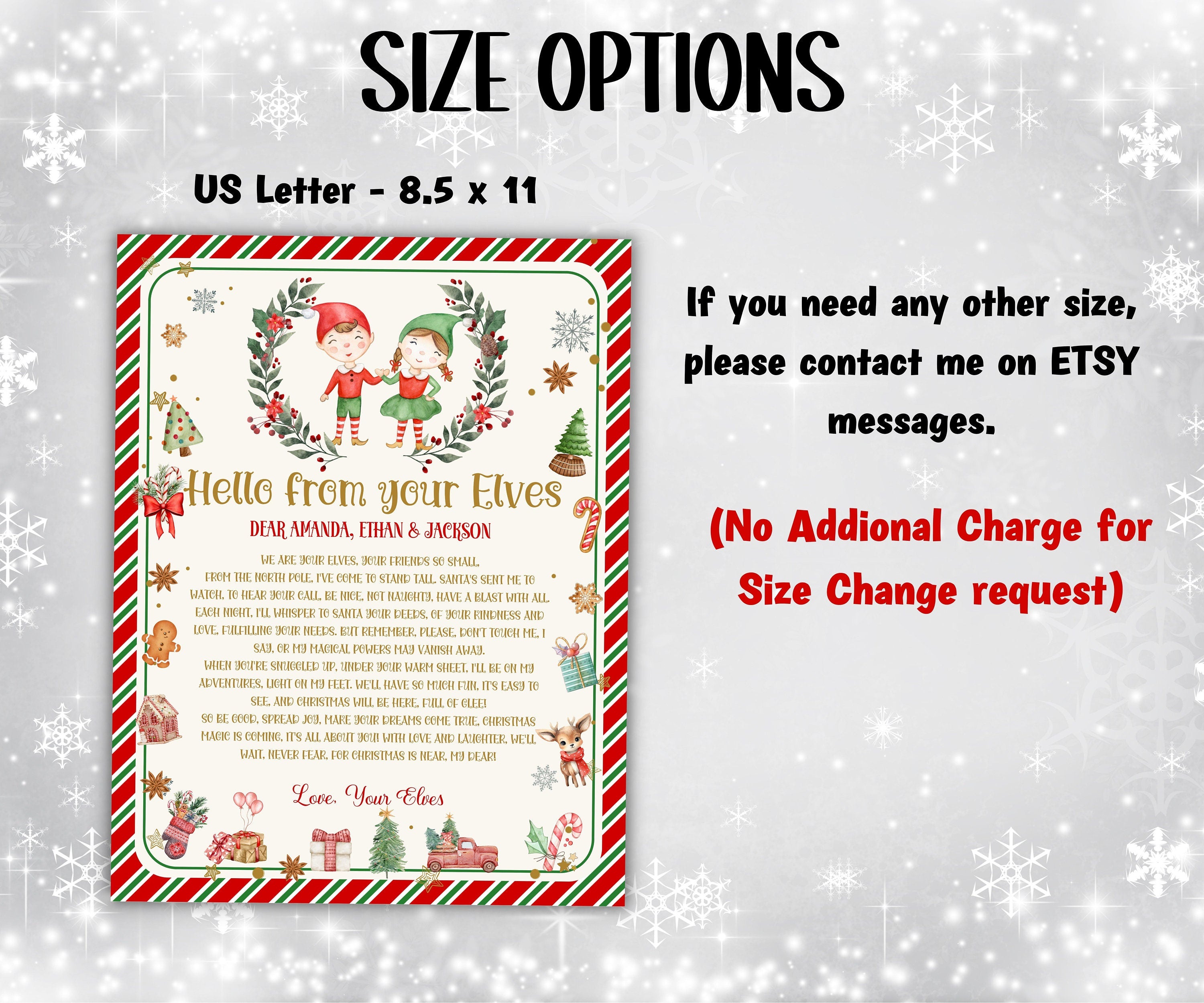 Naughty Girl Elf, Boy Elf shenanigans, two elves letter, two elfs, I'm back elf letter, baby elf, kids teens, christmas elf activity-Christmas -TheHustlingCatLady-Templates