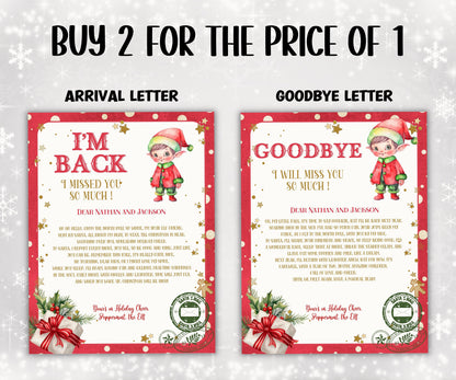 Editable Elf Arrival Letter, Christmas Elf Welcome Letter, Festive Season Celebration Letter, Printable Template, Elf Arrival Letter,-Christmas -TheHustlingCatLady-Stickers, Labels & Tags