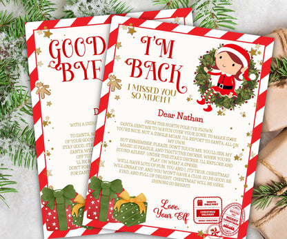 Elf Arrival Letter | Elf Accessories | Elf Kit | Elf Postcard | Elf Box | Elf Props | Christmas Elf | Elf Antics I elf welcome letter, teens-Christmas -TheHustlingCatLady-Templates