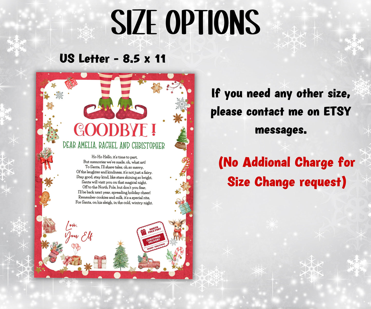 Editable Elf Feet, Arrival Letter, Return Letter, Christmas Elf, I'm Back, Elf Welcome, Christmas Elf, Letter From Your Elf Printable-Christmas -TheHustlingCatLady-Calendars & Planners