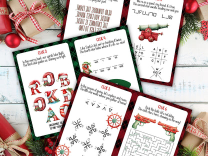 Pirate Treasure Hunt Christmas Activity | Outdoor Scavenger Hunt | Christmas Pirate Scavenger Hunt | Christmas Printable Games For teens-Christmas -TheHustlingCatLady-Party Games