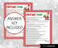 Christmas Trivia Game | Holiday Party Games | Family Christmas Game | Printable Trivia | Holiday Trivia | Christmas Day | Kids & Adults-Christmas -TheHustlingCatLady-Party Games