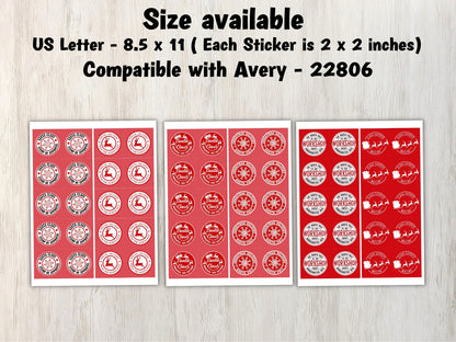 Christmas Gift Labels I North Pole Shipping Label I Sleigh Mail Label | Elf Mail | Christmas Elves | Santa Mail | Elf Delivery | Seals-Christmas -TheHustlingCatLady-Stickers, Labels & Tags