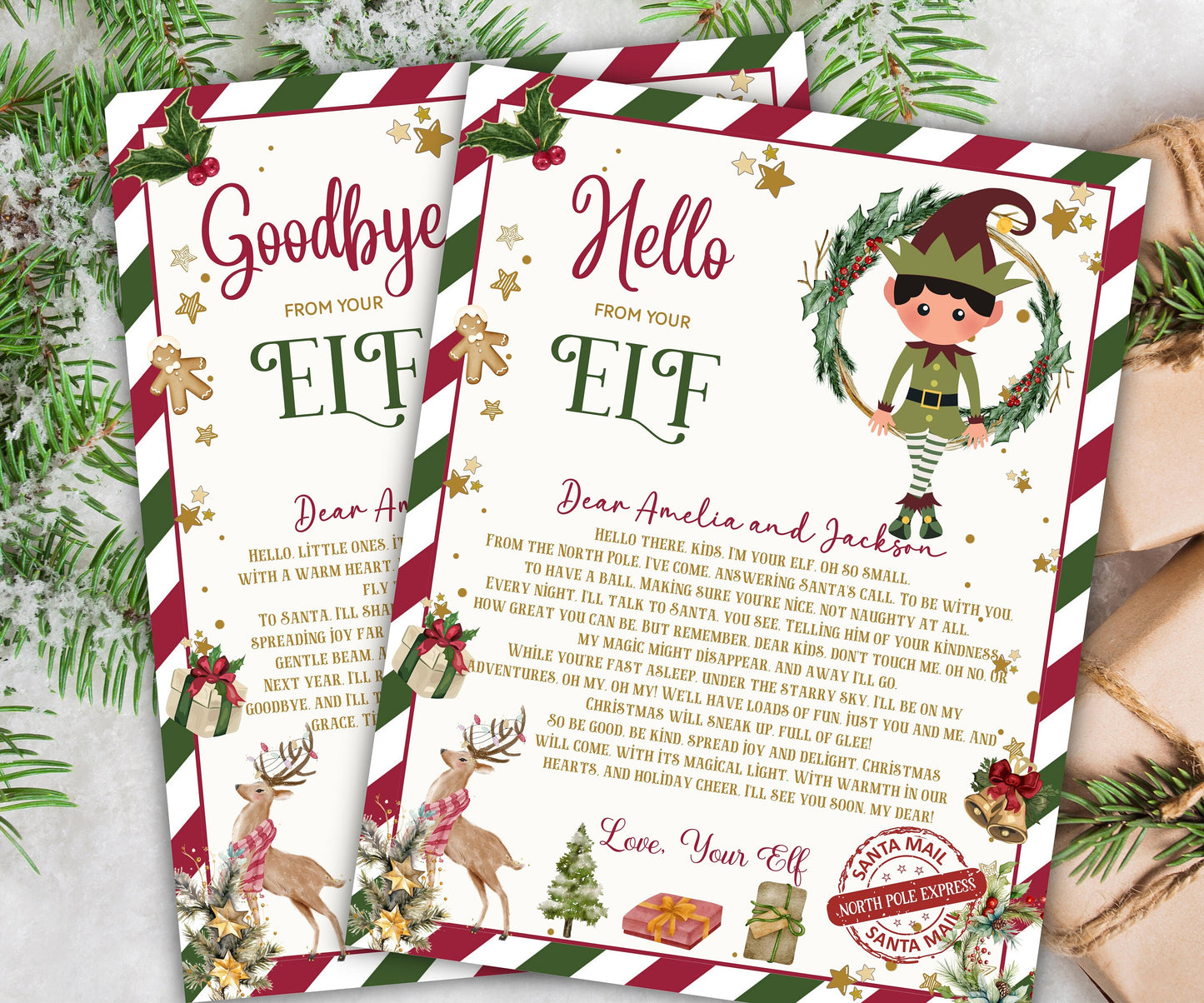 Elf Props | Elf Box | I'M Back | Elf Kit | Elf Mischief | Elf Arrival | Elf Welcome Back | Christmas Elf | Christmas ActivitiesI Elf 2023-Christmas -TheHustlingCatLady-Calendars & Planners