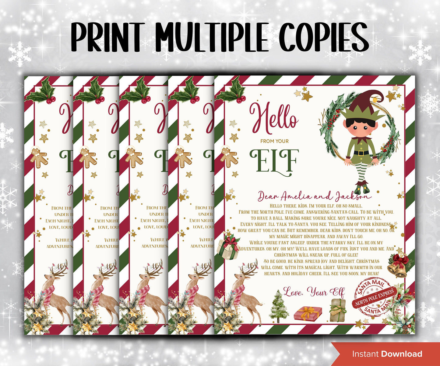 Elf Props | Elf Box | I'M Back | Elf Kit | Elf Mischief | Elf Arrival | Elf Welcome Back | Christmas Elf | Christmas ActivitiesI Elf 2023-Christmas -TheHustlingCatLady-Calendars & Planners