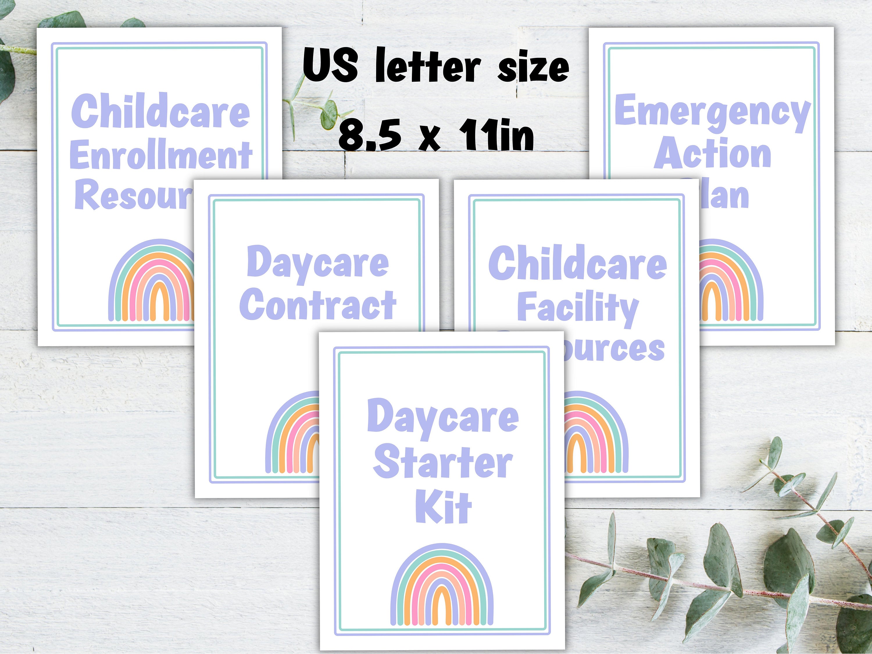 Opening a Daycare, Daycare Starter Kit, Forms Bundle, Childcare forms, Inhome daycare paperwork, preschool forms, daycare handbook, provider