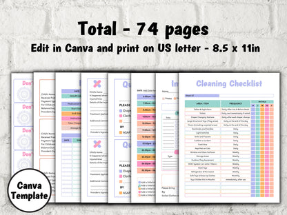 Opening a Daycare, Daycare Starter Kit, Forms Bundle, Childcare forms, Inhome daycare paperwork, preschool forms, daycare handbook, provider