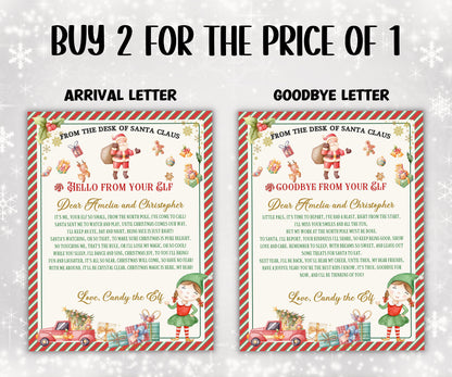 Elf Arrival | Elf Accessories | Elf Kit | From the Desk off Santa Claus | Elf Box | Elf Props| Elf Antics I Elf Arrival Letter I Elf arrive-Christmas -TheHustlingCatLady-Templates