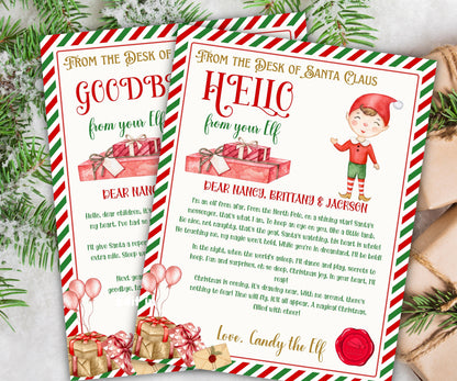 Editable Elf Arrival Letter, Christmas Elf Welcome Letter, Festive Season Celebration Letter, Printable Template, Elf Arrival Letter,-Christmas -TheHustlingCatLady-Stickers, Labels & Tags