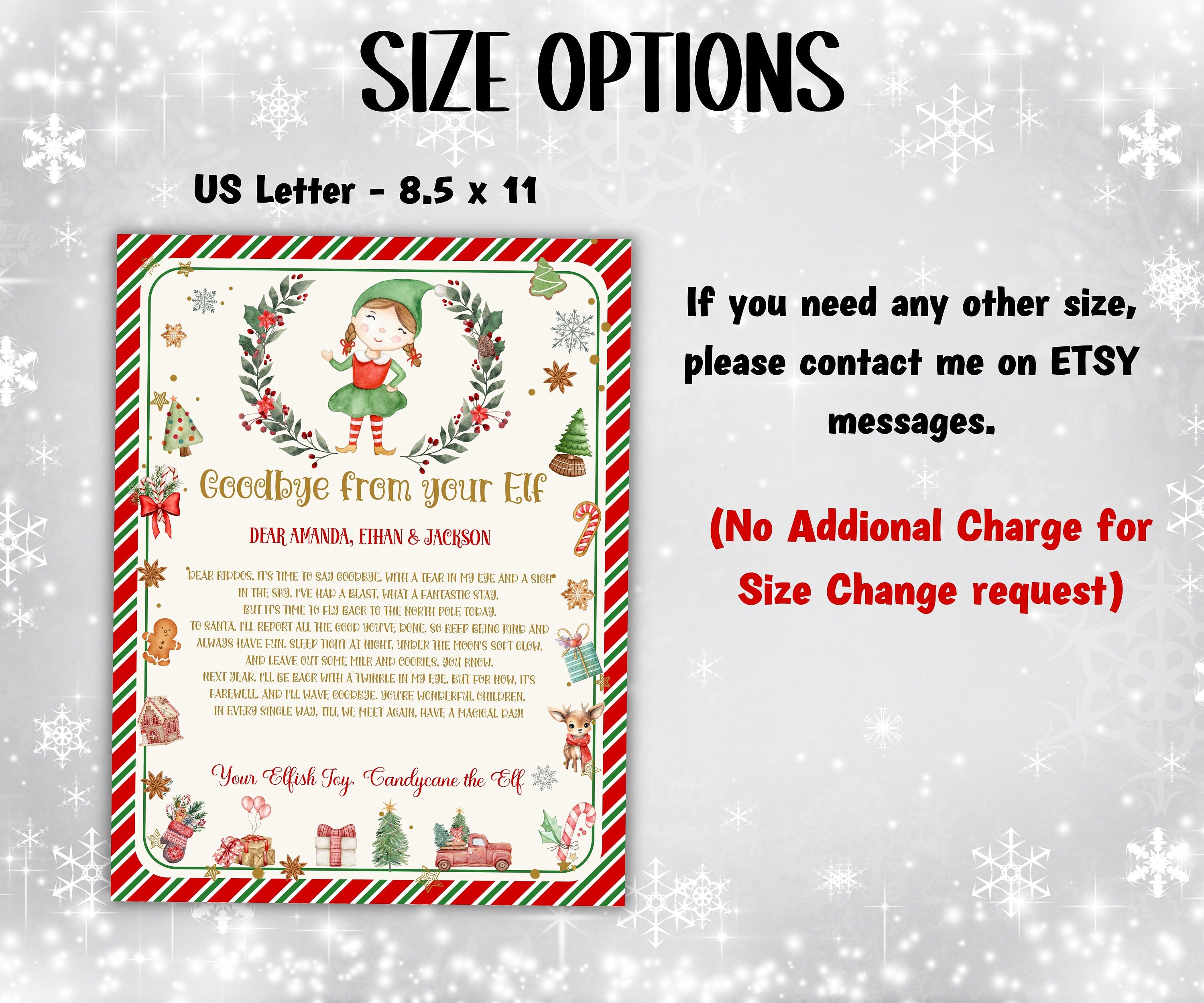 I'm Back Editable Elf Arrival Letter, Return Letter, Christmas Elf, I'm Back, Elf Welcome, Christmas Elf Letter, From Your Elf, Elf Arrival-Christmas -TheHustlingCatLady-Calendars & Planners