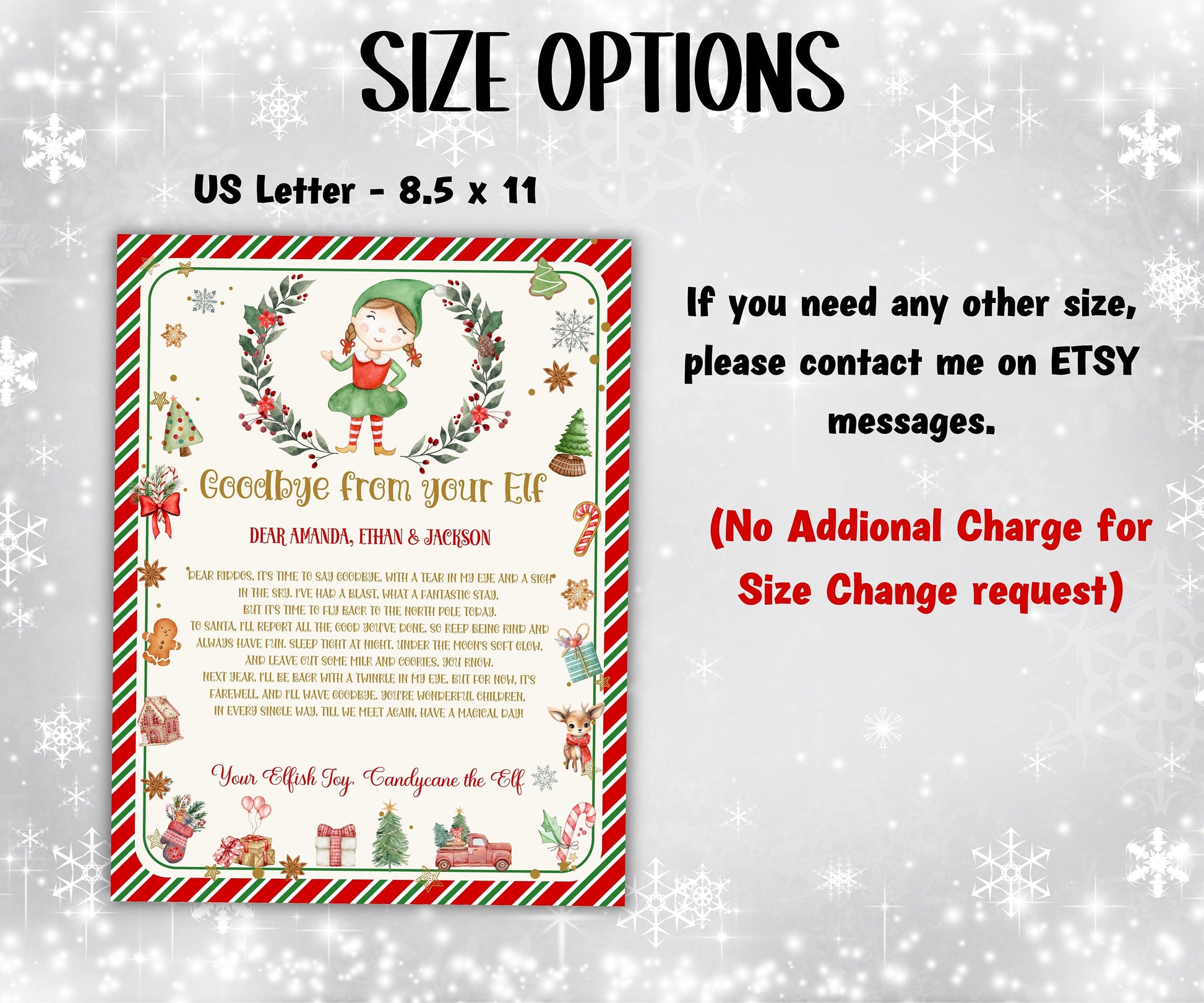 I'm Back Editable Elf Arrival Letter, Return Letter, Christmas Elf, I'm Back, Elf Welcome, Christmas Elf Letter, From Your Elf, Elf Arrival-Christmas -TheHustlingCatLady-Calendars & Planners