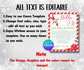 Elf Is back Letter from Elf pack, elf arrival letter, elf return letter, elf goodbye letter, From the desk of Santa Claus, Canva