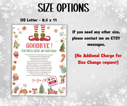 I'm back Elf letter, Hello from elf, Elf Arrival letter, from elf, Christmas elf letter, to kids, from elf, Digital Editable, I'm back elf-Christmas -TheHustlingCatLady-Templates