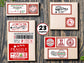 North Pole Shipping Label I Sleigh Mail Label | Elf Mail | Christmas Elves | Santa Mail | Christmas Gift Labels | Elf Delivery | Seals-Christmas -TheHustlingCatLady-Stickers, Labels & Tags