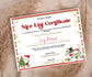 From the desk of, Santa Nice List Certificate, Christmas Letter, Editable Template, Christmas Eve Box, Official Santa Mail, Nice List Santa-Christmas -TheHustlingCatLady-Party Games