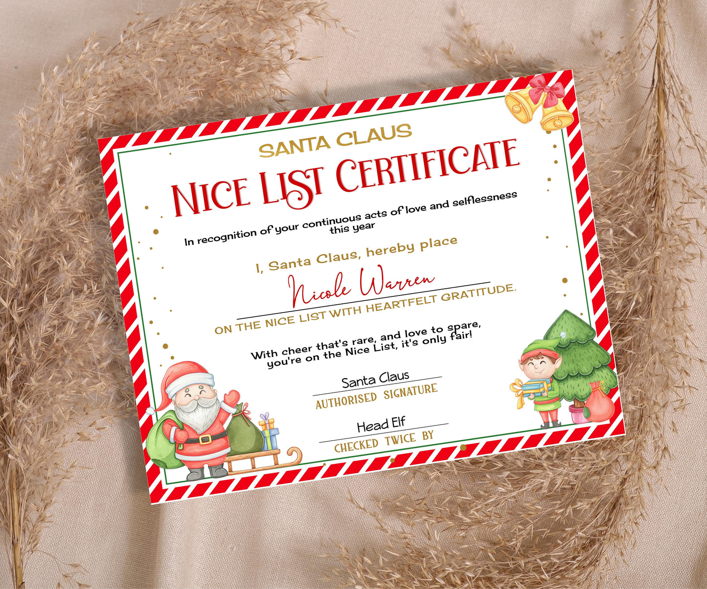 Santa Personalized Letters | Santa Claus Letter | North Pole Letter | Christmas Letter | Editable Santa Letter I Holiday santa letter-Christmas -TheHustlingCatLady-Party Games