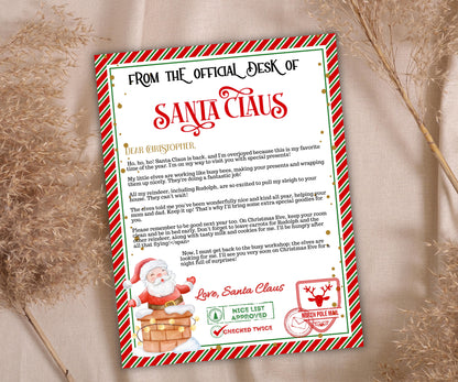 Santa letter Package, Holiday Printables, Letter from Santa. Personalized santa, Santa Certificate, Santa Nice List, Christmas Letter, Corjl-Christmas -TheHustlingCatLady-Party Games