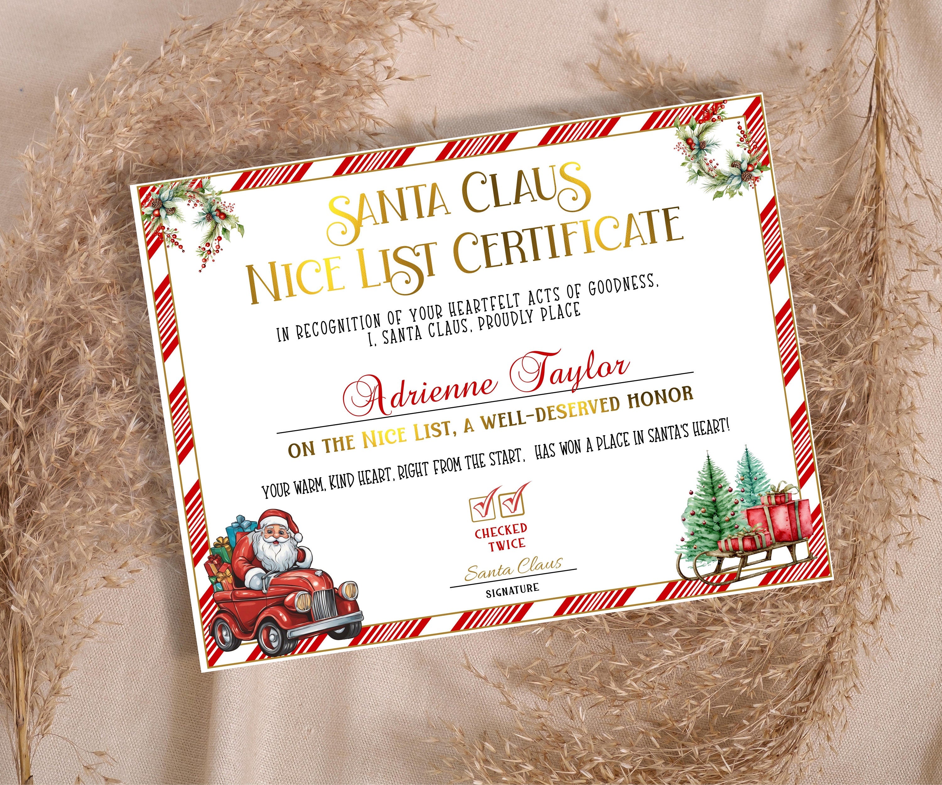 Holiday Personalized Letters From Santa | Santa Claus Letter | North Pole Letter | Christmas Letter | Editable Santa Letter I santa letter-Christmas -TheHustlingCatLady-Party Games