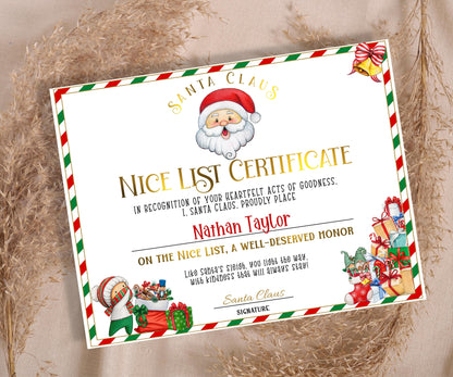 North Pole Mail, Official Santa Mail, Handwritten letter, Nice List Certificate, Custom Santa Letter, Santa Claus Letter, Editable List-Christmas -TheHustlingCatLady-Party Games