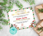 Christmas Eve Box, Personalized santa, Santa Certificate, Santa Nice List, Christmas Letter, Editable Template, From the desk of, Santa Mail-Christmas -TheHustlingCatLady-Party Games