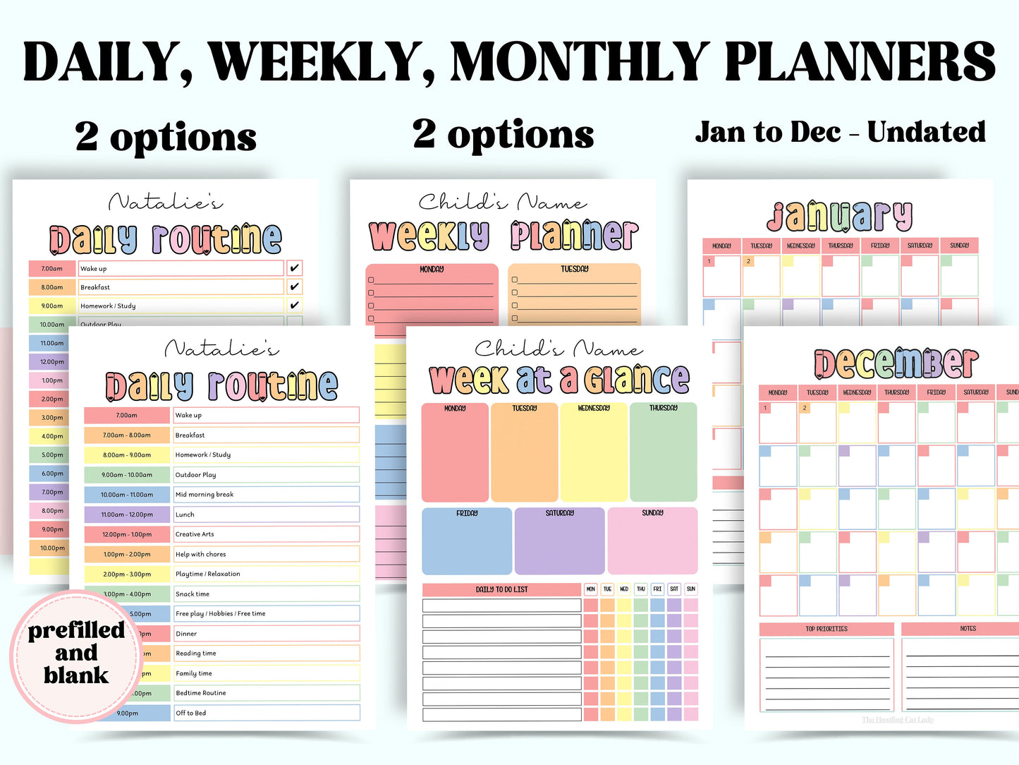 Daily Checklist | Command Center | School Routine | Behavior Chart | Reward Chart | Daily Task List | Editable Pdf | Screen Time