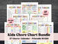 Daily Checklist | Command Center | School Routine | Behavior Chart | Reward Chart | Daily Task List | Editable Pdf | Screen Time