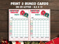 Printable Bunco Set | Bunco Night | Printable Bunco Game | Xmas Cocktail Games Party | Printable Bunco Cards | Happy Holidays I Office game-Christmas -TheHustlingCatLady-Party Games