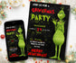 Editable Christmas Party Invitation I Grinchmas Party | Christmas Eve Party Invite | Christmas Birthday Invitation | Grinch Themed Party-Christmas -TheHustlingCatLady-Party Games