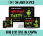 Editable Christmas Party Invitation I Grinchmas Party | Christmas Eve Party Invite | Christmas Birthday Invitation | Grinch Themed Party-Christmas -TheHustlingCatLady-Party Games